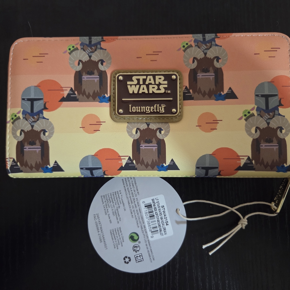 Loungefly Star Wars Orange and Yellow Wallet